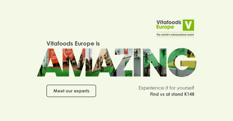 Vitafoods 2023 : Prenons rendez-vous ! Venez découvrir notre gamme d’ingrédients innovants