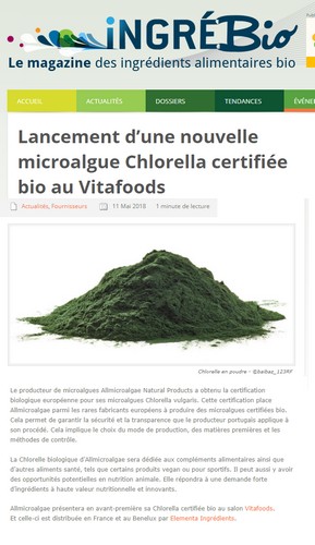 Ingrebio nouvelle microalgue bio Ingrebio nouvelle microalgue bio