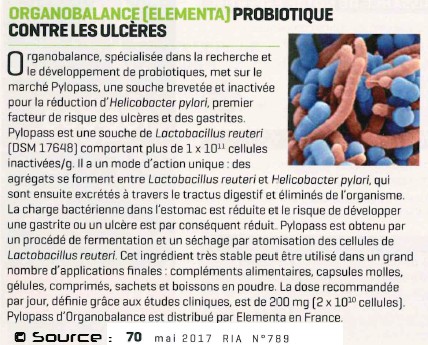 probiotique contre ulcères